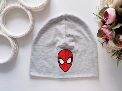 6-10 років, Нова подвійна трикотажна шапка людина павук