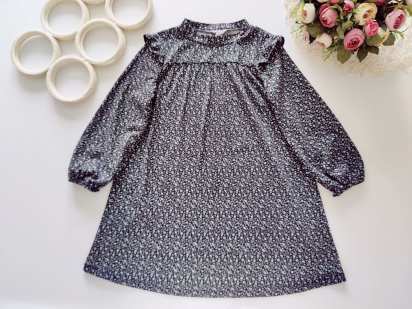 5,6 років, зріст 116 Сукня з рукавами дитяча