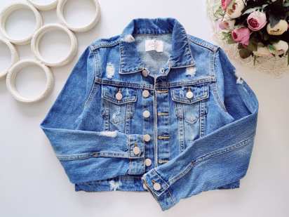 10 років, зріст 140 Крута рвана дитяча джинсівка