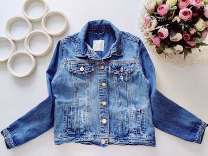 10 років, зріст 140 Крута рвана дитяча джинсівка