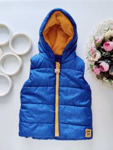 12,18 міс, зріст 86 Теплий жилет на синтепоні