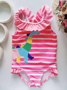 18,24 мес, рост 86,92 Купальник з динозавром