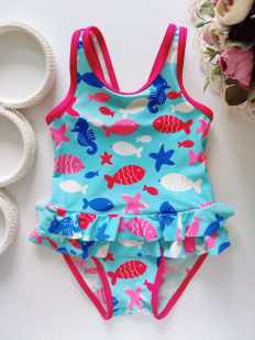 18,24 міс, зріст 86,92 Купальник у рибках