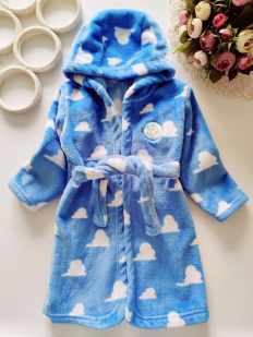 18,24 мес, рост 86,92 Теплый халат