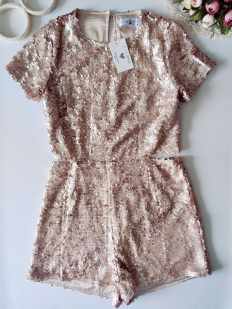 12\40\8 Новый женский ромпер в пайетках