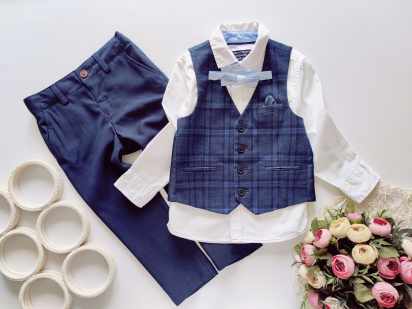 3 года, рост 98 Нарядный брючный костюм