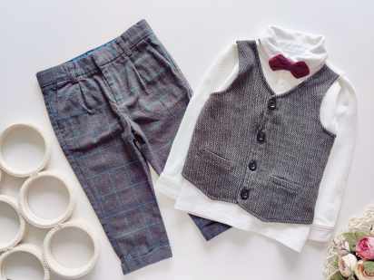 9-18 міс, зріст 80-86 Ошатний дитячий костюм