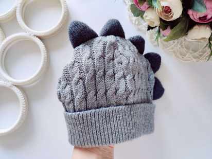 12-24 міс, Нова в'язана шапка