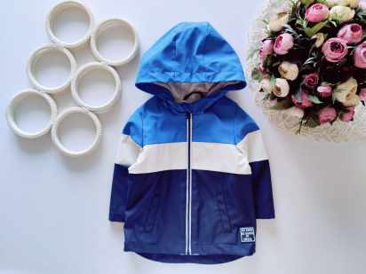 6,9 міс, зріст 74 Демісезонна курточка дощовик (2 шт)