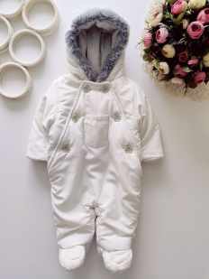 3,6 міс, зріст 62,68 Теплий демі комбінезон