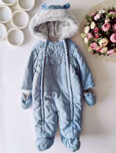 6,9 міс, зріст 68,74 Теплий демі комбенізон