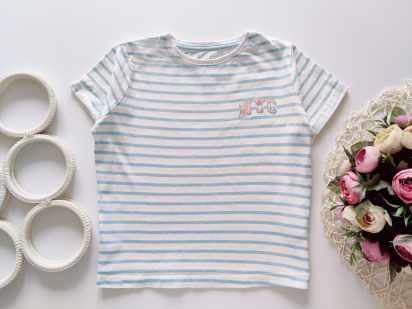 8,9 років, зріст 134 Смугаста футболка