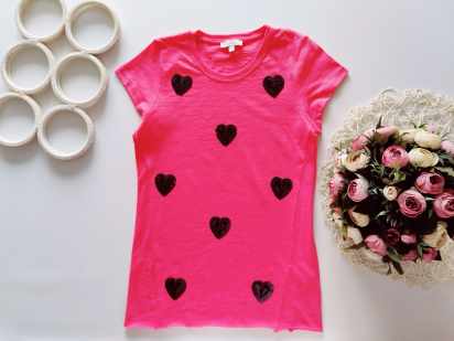 10,11 років, зріст 140,146 Футболка в сердечках