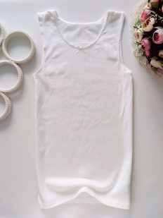 13,14 років, зріст 164 Нова біла майка