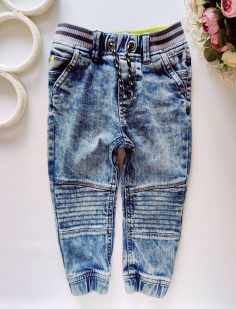 1,5,2 роки, зріст 86,92 Джинси джогери на резинці