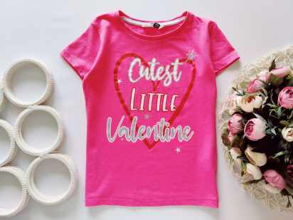 4,5 років, зріст 110 Футболка із серцем