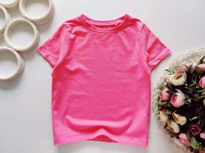 5 років, зріст 110 Рожева футболка