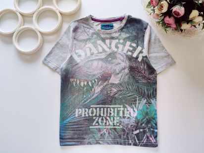 7 років, зріст 122 Футболка з динозавром