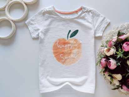 4,5 років, зріст 104,110 Футболка з яблуком