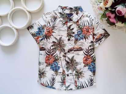 1,5,2 года, рост 92 Летняя рубашка