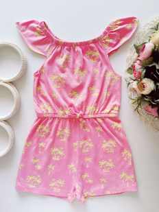 2,3 роки, зріст 98 Літній ромпер у пальмах