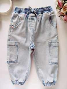 12,18 міс, зріст 80,86 Вільні джинси супер стретч