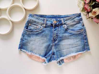 12,13 років, зріст 152,158 Джинсові шорти супер стретч