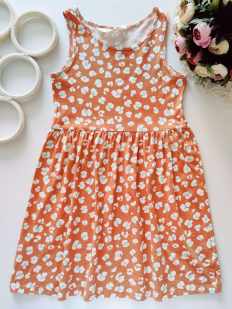 6,8 лет, рост 122,128 Трикотажный сарафан