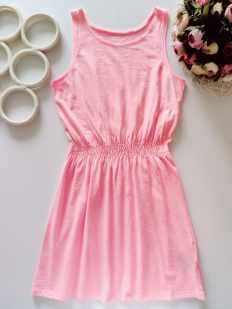 10,12 лет, рост 146,152 Розовый сарафан