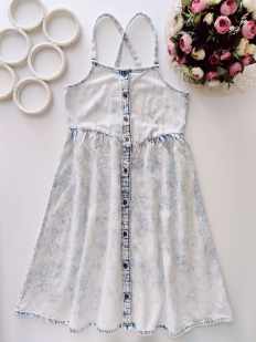 11 років, зріст 146 М'який джинсовий сарафан