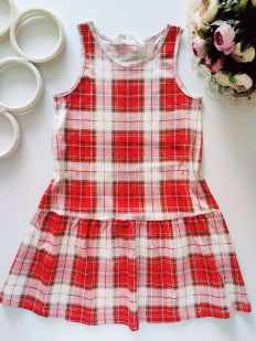 4,6 років, зріст 110,116 Новий сарафан у клітку