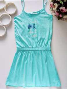 8 лет, рост 128 Мятный сарафан