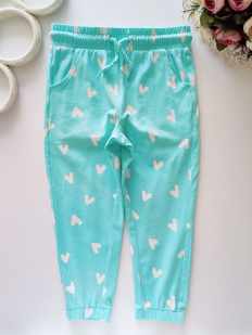 3,4 года, рост 98,104 Мятные трикотажне штаны