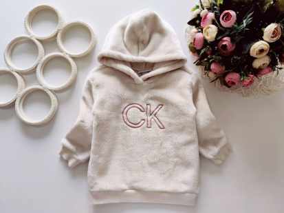 18 мес, рост 86 Меховушка для девочки Cаlvin Klein Jeans