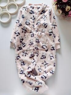 3,4 года, рост 104 Теплый кигуруми для девочки