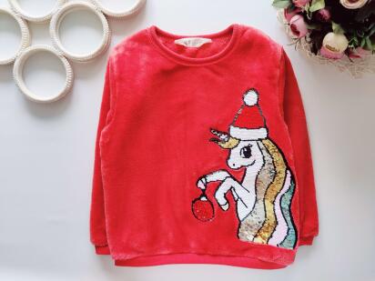 6,8 лет, рост 122,128 Кофта моховушка с единорогом пони