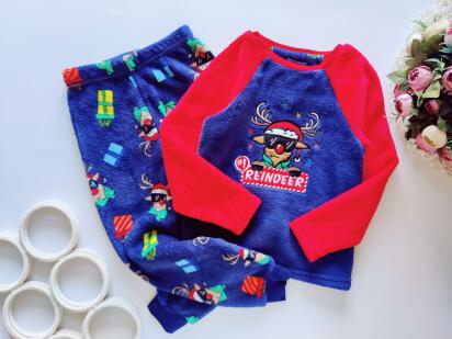 5,6 лет, рост 116 Теплая махровая пижама