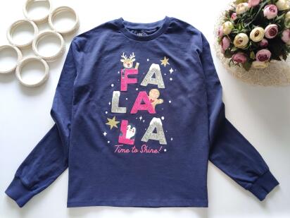 13,14 років, зріст 164 Новорічний лонгслів