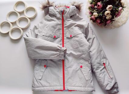 9,10 років, зріст 134,140 Дитяча спортивна лижна зимова курточка на синтепоні термо