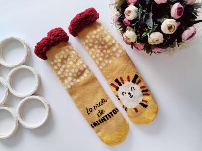 24-26 см Теплі домашні шкарпетки з прогумованою підошвою