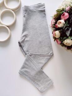 9,10 років, зріст 134,140 Трикотажні сірі лосини стретч