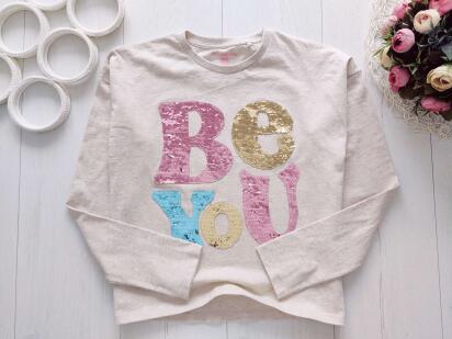 13.14 років, зріст 164 Красивий лонгслів в блискітках