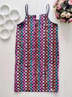 11,12 лет, рост 152 Сарафан в пайетках