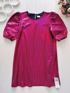 11,12 лет, рост 152 Блестящее платье