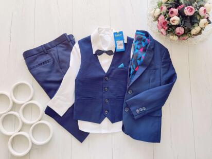 6,7 років, зріст 116,122 Нова жилетка сорочка штани та піджак