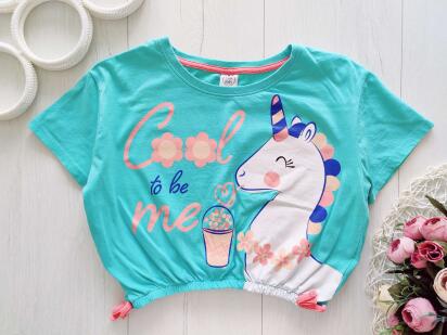 7,8 лет, рост 128 Футболка с единорогом