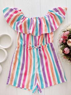 8 років, зріст 128 Легкий літній ромпер