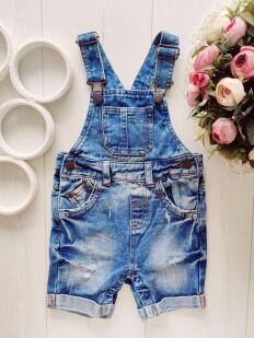 1,5,2 роки, зріст 92 Крутий джинсовий комбінезон з шортами