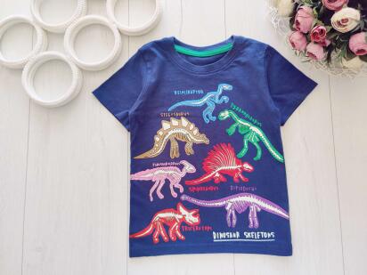 4 роки, зріст 104 Футболка в динозаврах