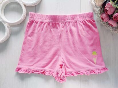 5,6 років, зріст 116 Рожеві трикотажні шорти